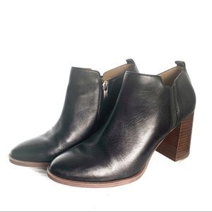 Franco Sarto Black Ankle Booties